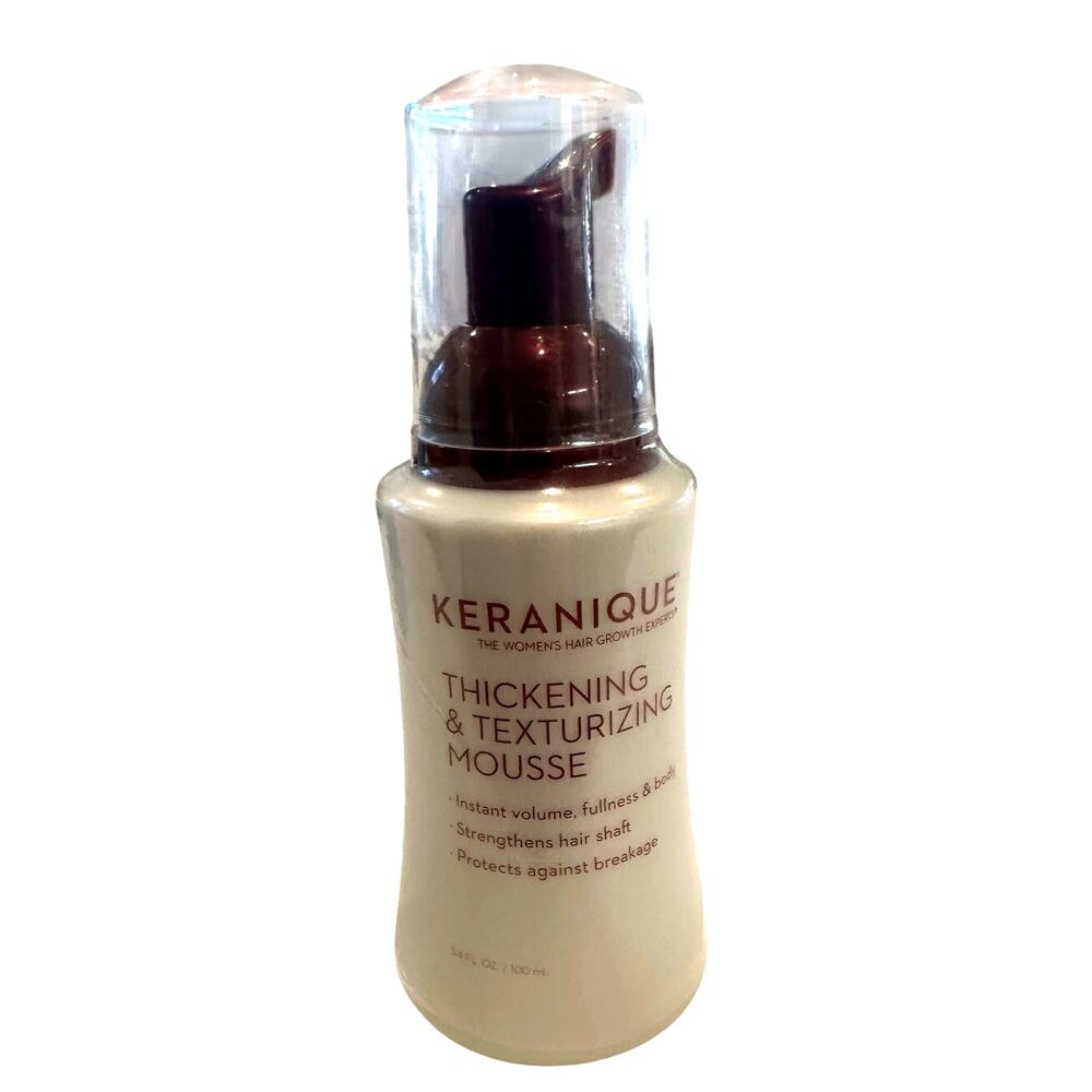 Keranique Thickening & Texturizing Mousse Instant Volume 3.4 fl oz-New Sealed